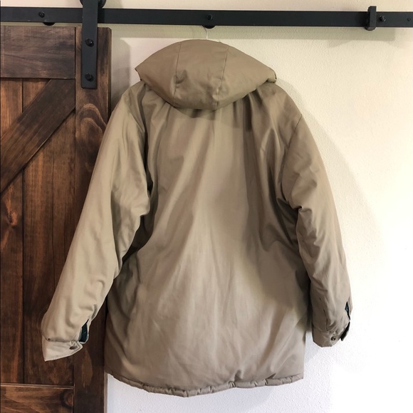 Vintage The Men’s Store At Sears Reversible Green & Nude/Tan Men’s Jacket - Picture 4 of 10